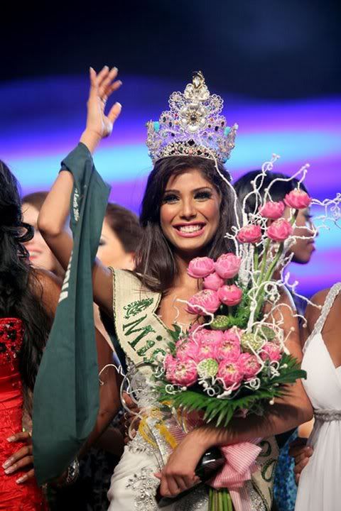 Nicole Faria, Ms. India is the winner of Miss Earth 2010